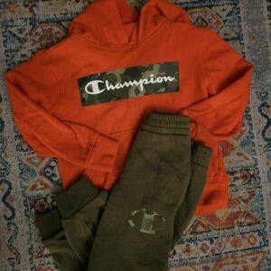 Champion Vibrant Orange Hoodie